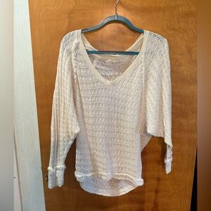 We The Free Cream Knit Top